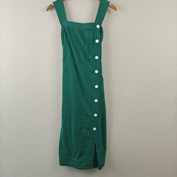 Anthropologie Maeve Elizabeth Button-Front Knee Length Dress Size 0 Women's - Picture 6 of 16